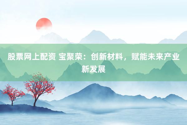 股票网上配资 宝聚荣：创新材料，赋能未来产业新发展