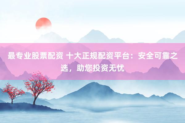 最专业股票配资 十大正规配资平台：安全可靠之选，助您投资无忧